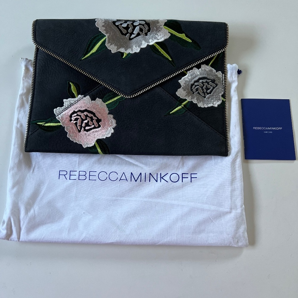 Rebecca Minkoff floral clutch